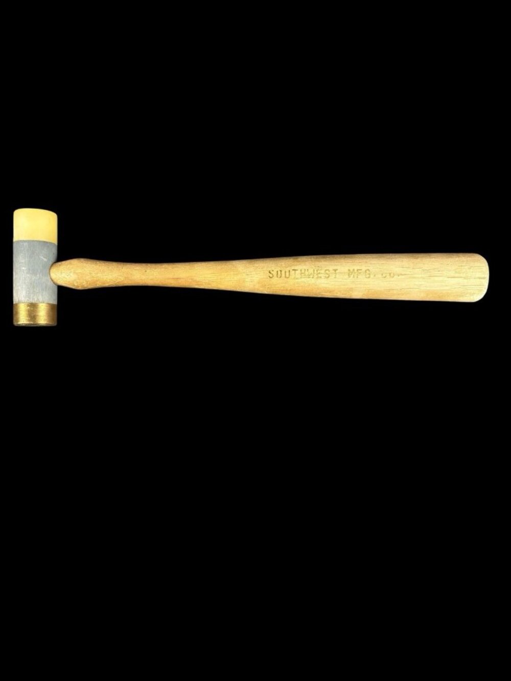 Southwest Mfg Co. Soft Face Hammer Wood Handle 9 Oz Overall Weight Vintage